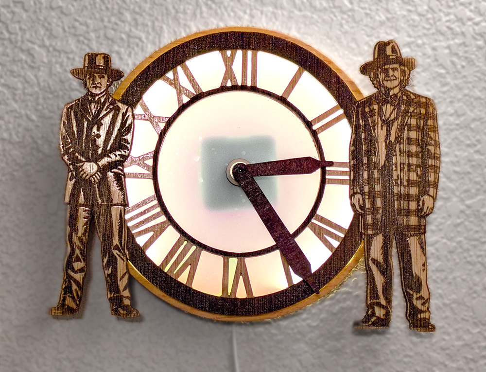 1855 Backlit Clock