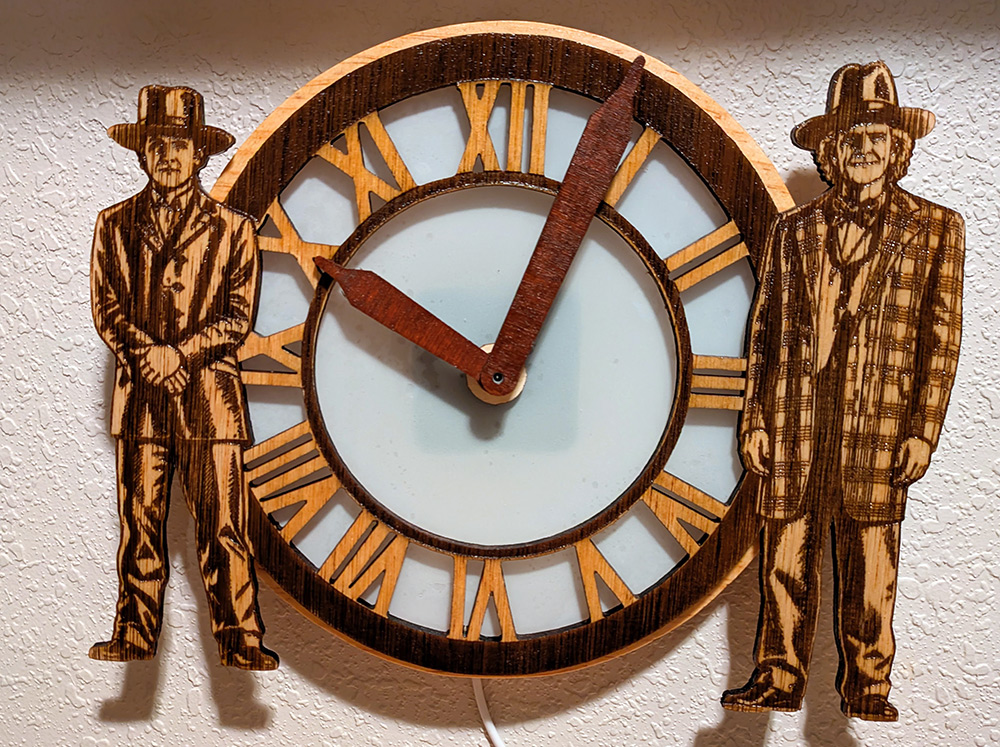 1855 Backlit Clock